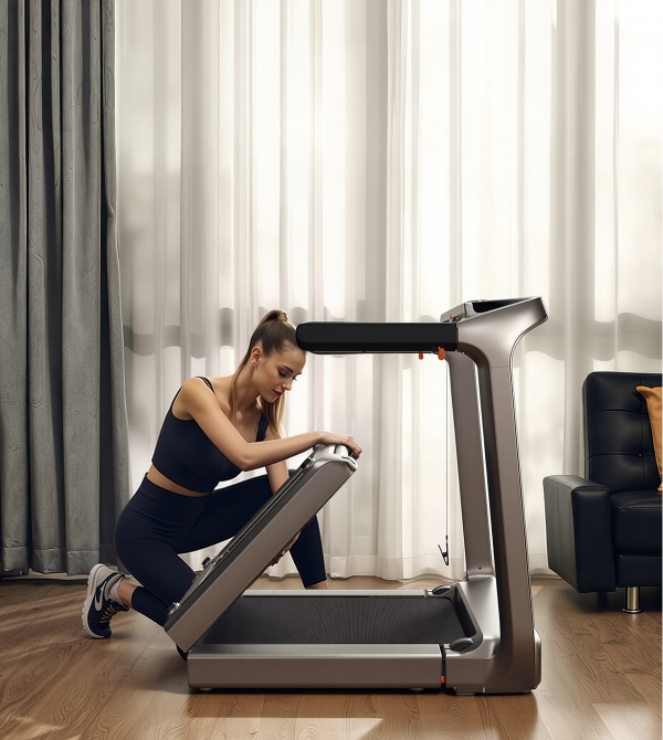 A TREADMILL THAT FOLDS UP